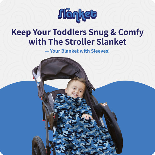 Stroller Slanket - Blue Camo
