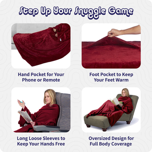 Ultimate Slanket - Ruby Wine