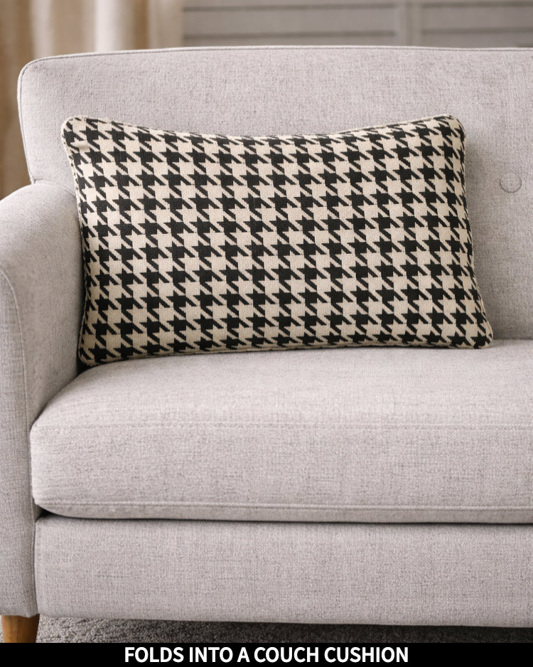 Product Images of Slanket folded into a couch cushion