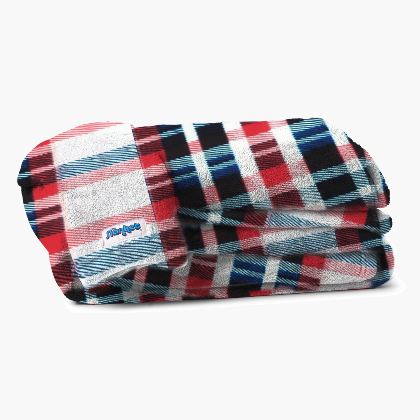 Slanket - The Original Blanket with Sleeves folded with logo showing