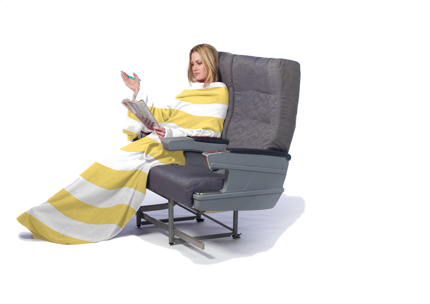 The Ultimate Slanket - Yellow Stripe