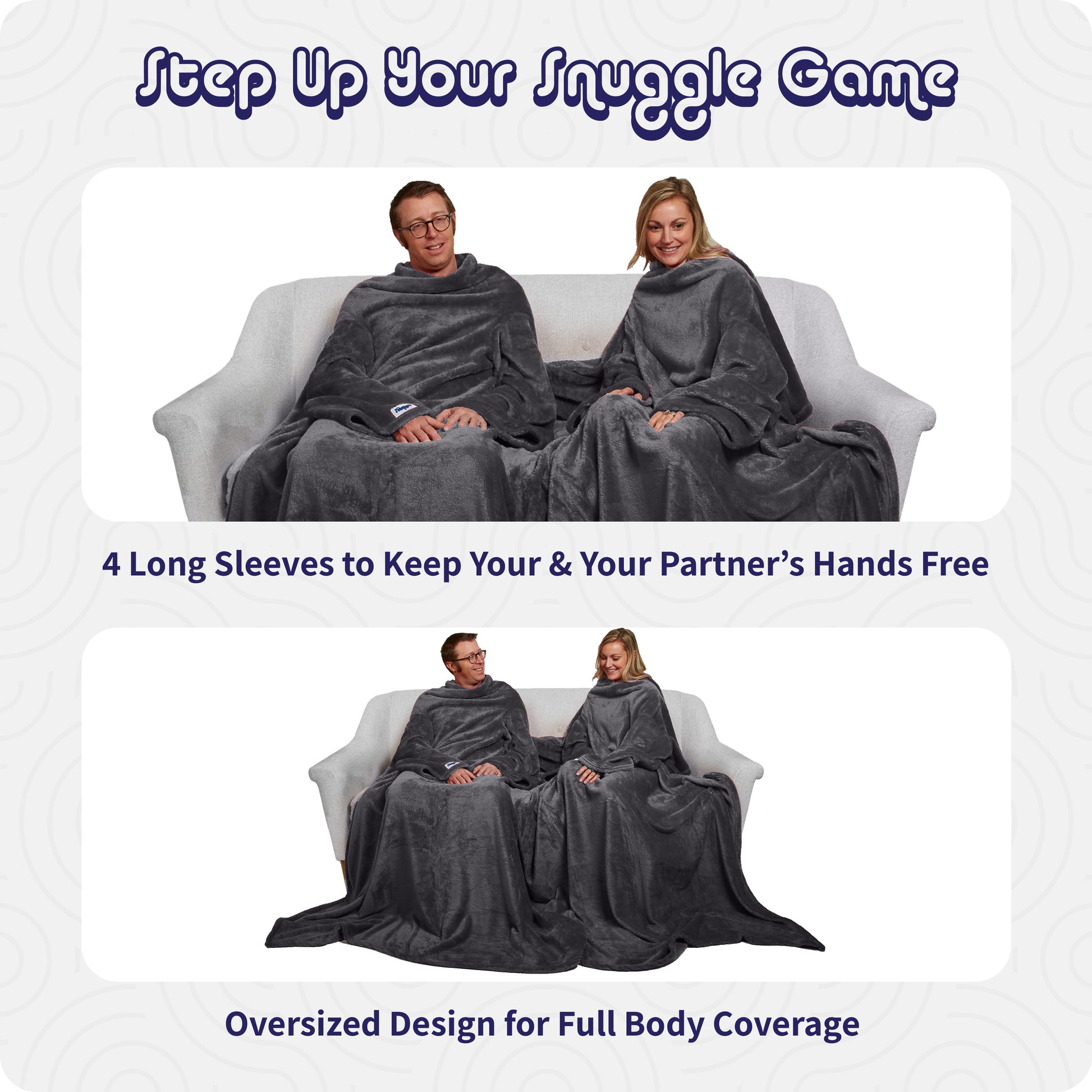 Sealy Electric Blanket Wearable With Foot Pocket, Snuggle Blanket With  Sleeves, image size:1946x1946