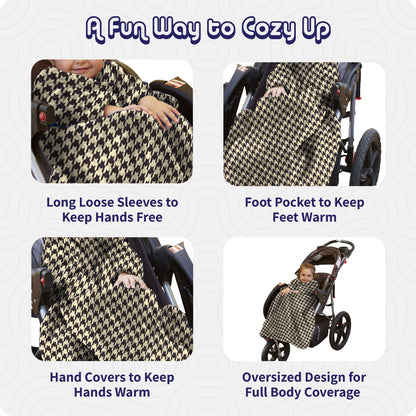 Stroller Slanket - Houndstooth
