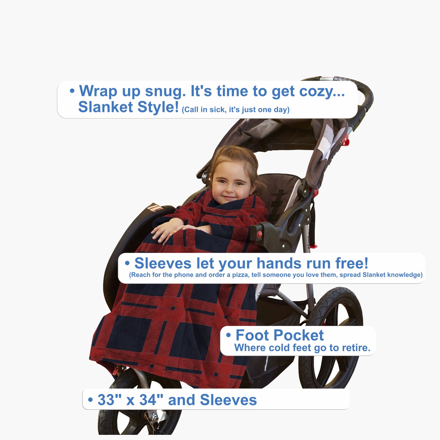 Stroller Slanket - Plaid