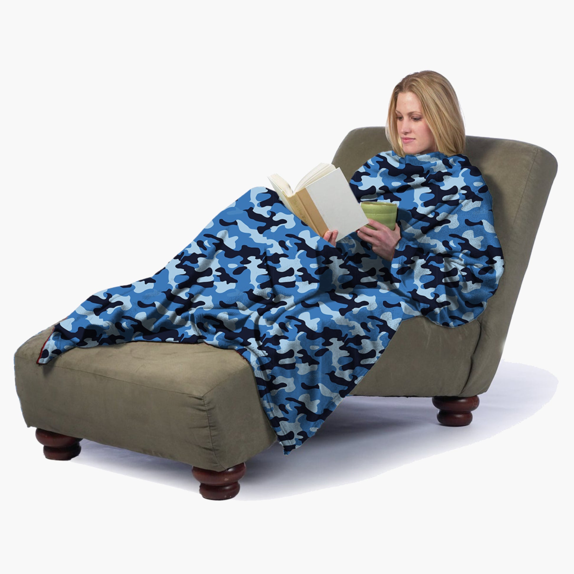 The Ultimate Slanket Blue Camo – The Slanket