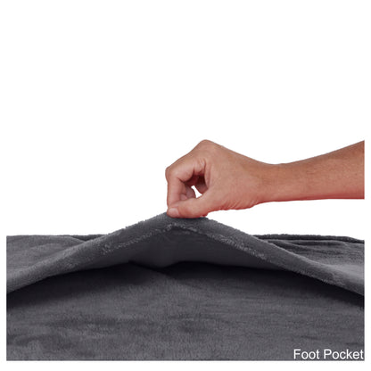 Slanket - The Original Blanket with Sleeves has a cozy foot pocket to keep your piggies warm