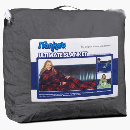 Slanket - The Original Blanket  with Sleeves packaging which comes in a zip poly bag