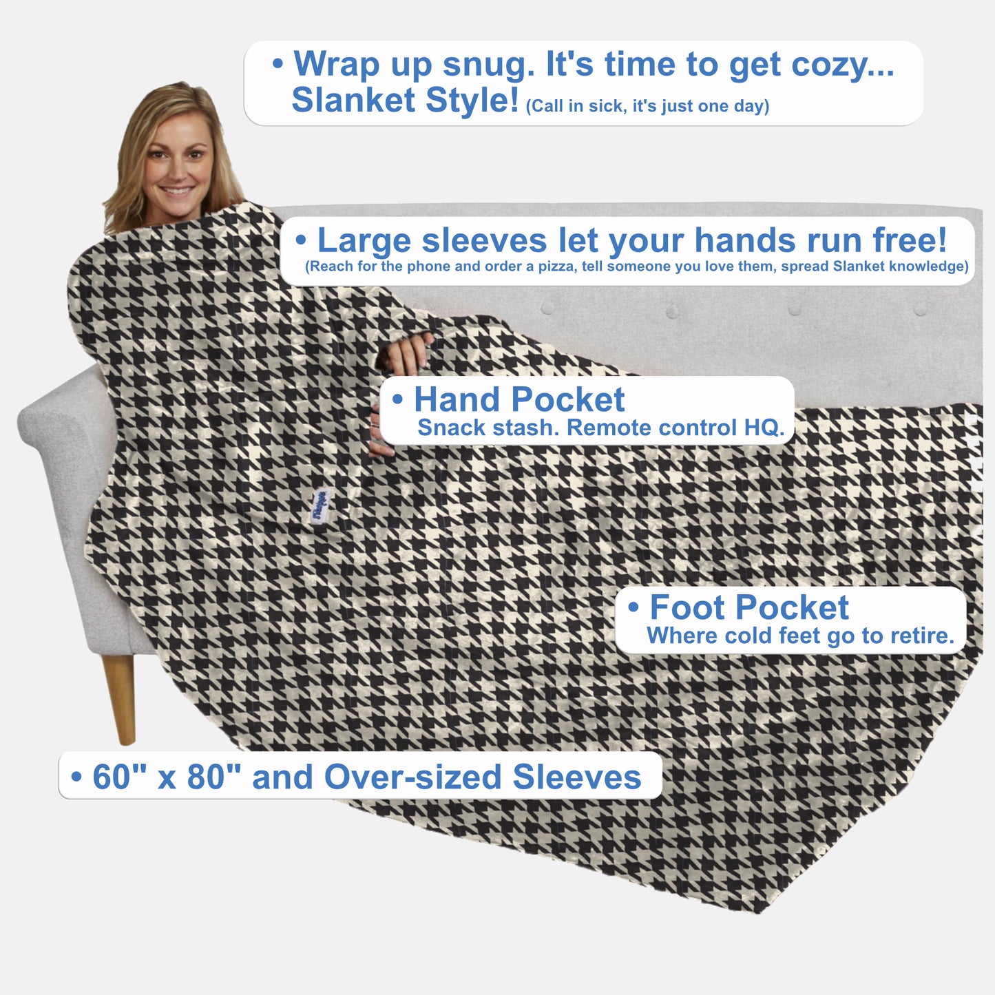 Ultimate Slanket - Houndstooth
