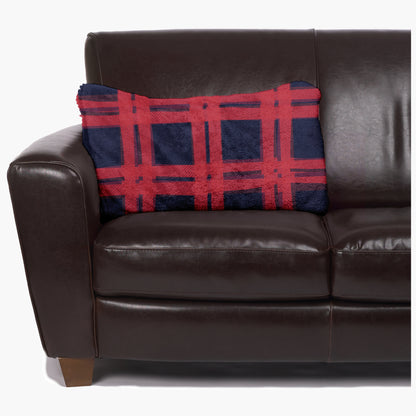 Slanket - The Original Blanket with Sleeves folds into a couch cushion which is laying on a couch