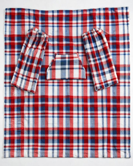 Ultimate Slanket - White Plaid