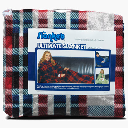 Slanket - The Original Blanket with Sleeves packaging which comes in a zip poly bag