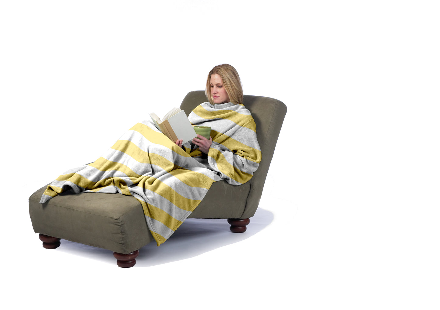 The Ultimate Slanket - Yellow Stripe