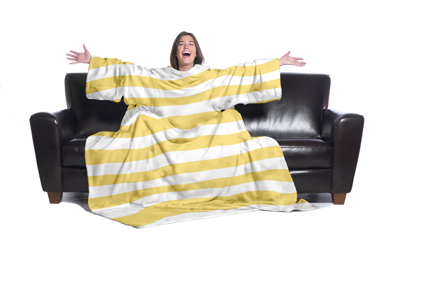 The Ultimate Slanket - Yellow Stripe